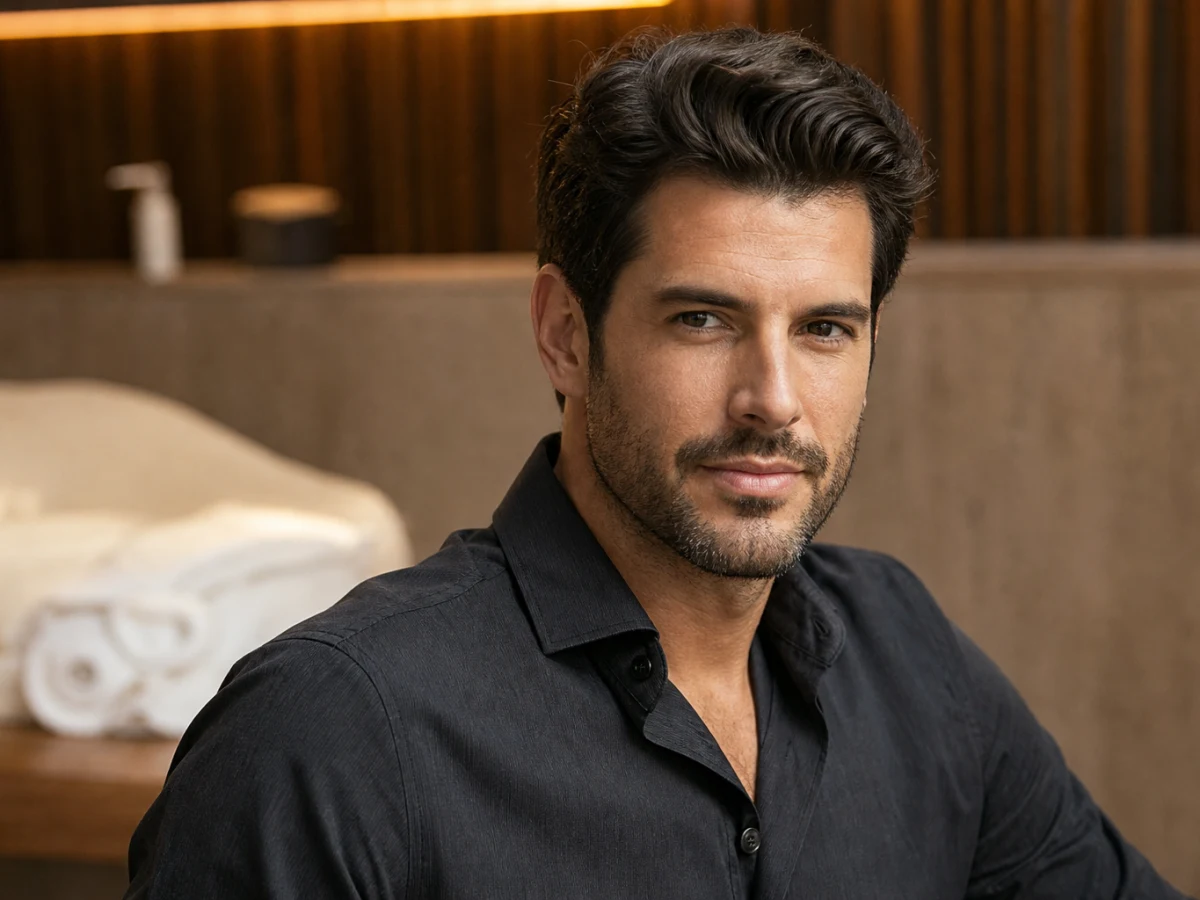 Adult patient for a hybrid Sapphire and DHI hair transplant package in Istanbul